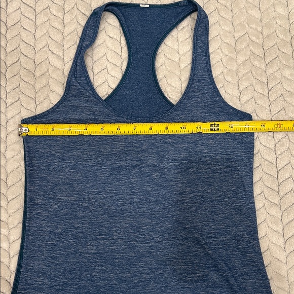 Lululemon Athletica Heathered Blue Racerback Tank Top - Picture 6 of 6